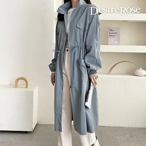 여자 데일리 스탠딩카라 롱 야상 4color