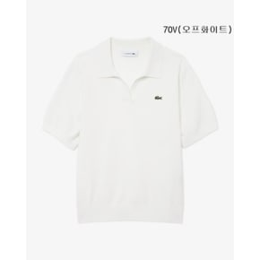 (여성) 26SS 오픈 카라 피케 스웨터 폴로 셔츠 PF300E-56G 2컬러 (택1)