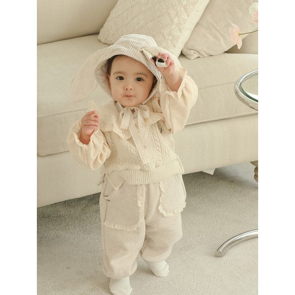 애교쟁이 - 유아 레이스 조거팬츠