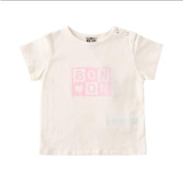 BONTON BT-베이비WH걸로고티셔츠 75-17T-L32-16