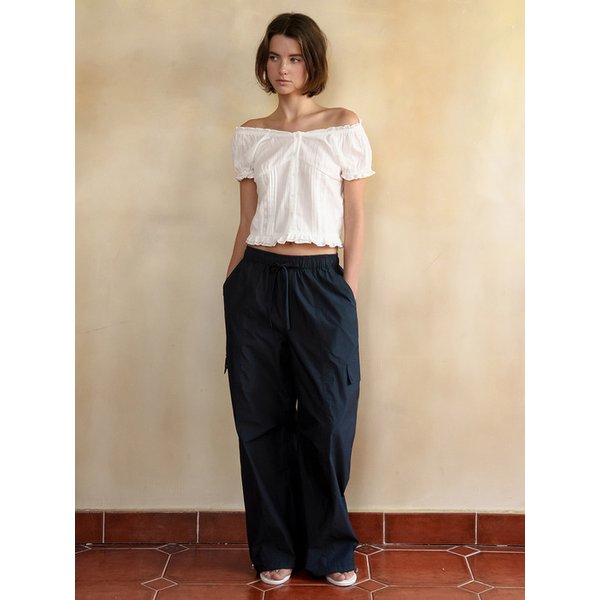 FLAP CARGO PANTS [NAVY] / 5COLOR