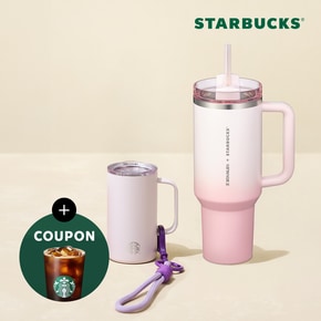 [최종가 70,308원][스타벅스][빅&미니]라벤더 미니+스탠리 핑크1183ml