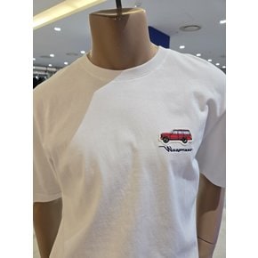 자동차 와펜 루즈핏 반팔 티셔츠 JQ2TSU220