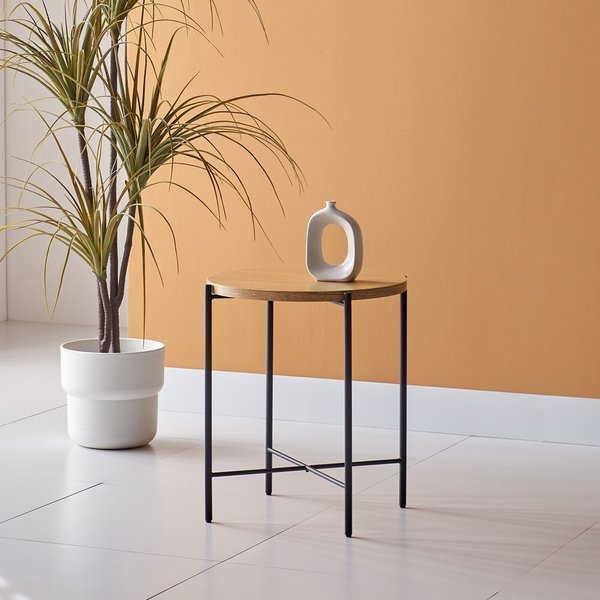 [착불]아이앤 에스커 450 원형 LPM 사이드 테이블 FU