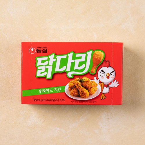 [농심] 닭다리 후라이드치킨맛 66g