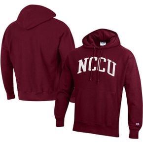 4592420 Champion Mens Maroon North Carolina Central Eagles Tall Arch Pullover Hoodie