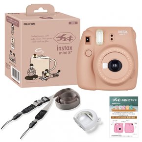 FUJIFILM instax mini8 INS MINI 8PLUS COCOA 인스턴트 카메라 체키 플러스 클로즈업 렌즈・순정