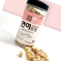 따라라 고양이간식 애진 심 동결건조간식 100g 연어 트릿