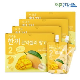 더존건강 한끼 곤약젤리 망고 150ml 10팩 4박스