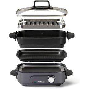 영국 쿠진아트 그릴 Cuisinart Cook In 5 in 1 Multi Cooker Grill Sear Steam Simmer and NonSt