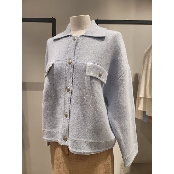 [여주점] 카멜 블렌드 니트 가디건(SAKC42461)
