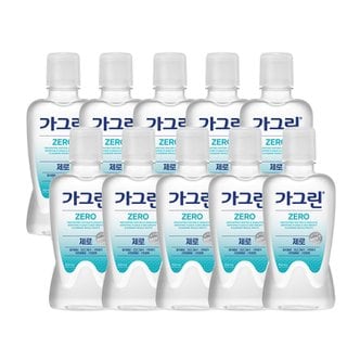 너만아는잡화점 동아제약 가그린 제로 250ml x 10개 구강청결제 가글