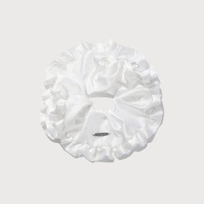 M CQK CO2506TC89-WH 클로버하트 프릴 스크런치 White