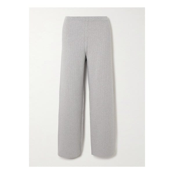 밀란 골지  코튼 캐시미어 혼방 팬츠 라이트 그레이 1647597350388079