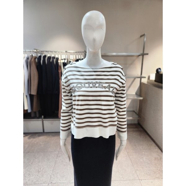 [여주점] [나이스클랍] 스트라이프 자카드 니트 A234PWK913