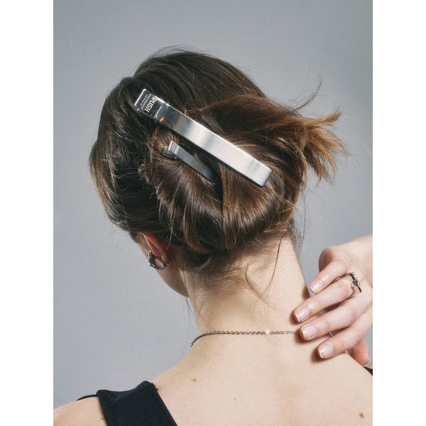 NO.353 [SILVER] HAIR PIN 2SET XXL 푸쉬핀 클립