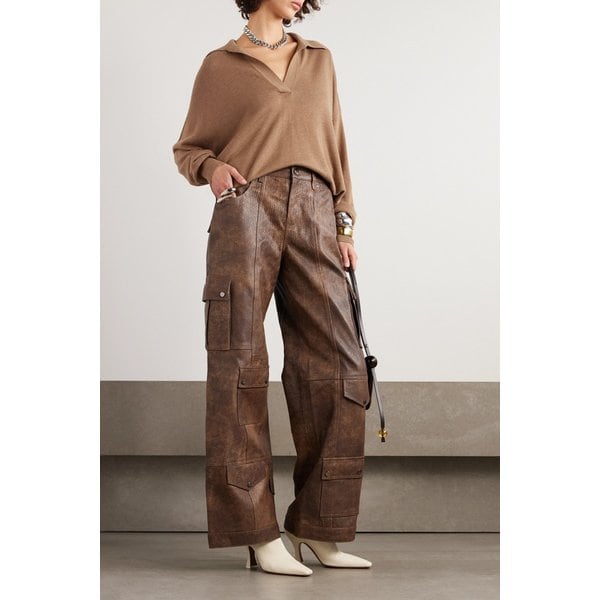 갈릭스 니트 폴로 셔츠 카멜 1647597325951459