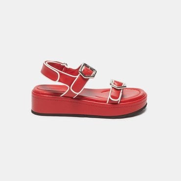 슈콤마보니 Line Buckle Strap Sandal(red) DG2AM25047RED