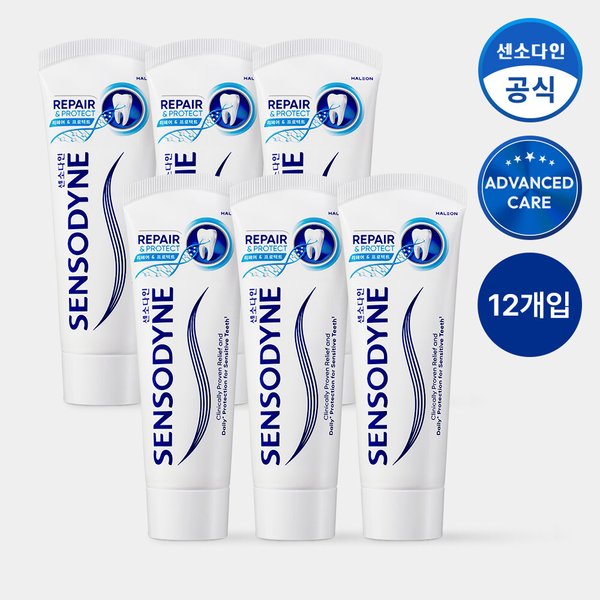 리페어 앤 프로텍트 치약 100g x12개