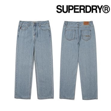 SUPERDRY 아이코닉 스트레이트핏 데님 팬츠(SDMDEDO04)