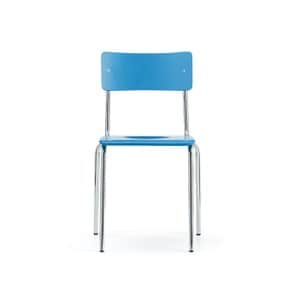 [이노메싸/L&C stendal] Comeback 041 Chair Light Blue / Chrome 엘앤씨스탠달 컴백 041 체어 라이트 블루 / 크롬