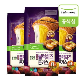 풀무원 군고구마 블럭치즈 돈카츠 (420g)x3개