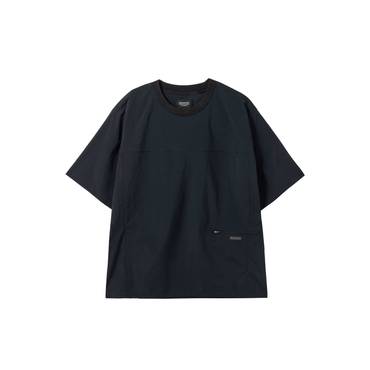 브롬톤 [브롬톤런던] P242UTS132 우븐 반팔티셔츠 WOVEN HALF SLEEVE T-SHIRT - BLACK