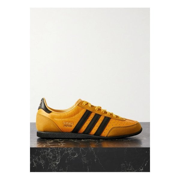 재팬 스웨이드 트리밍 가죽 스니커즈 옐로 1647597353661415