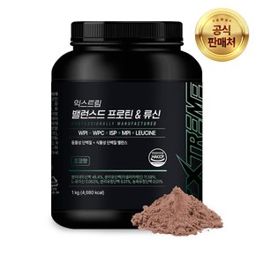 밸런스드 프로틴&류신 1kg /1통 (25일분)