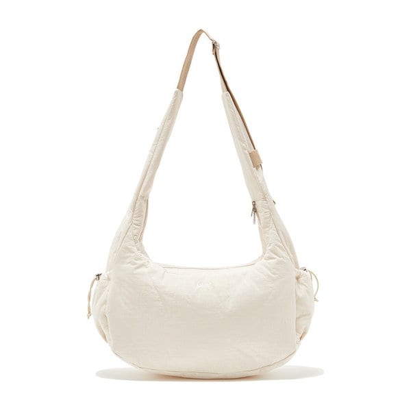 MULTI POCKET CUSHION CROSS BAG (IVORY)