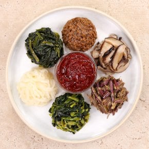 향긋한 산채 비빔나물 3종세트 (소고기,고추,간장)/125g