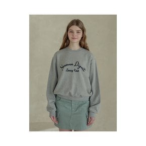 Lossy hand stitch sweatshirt_gray