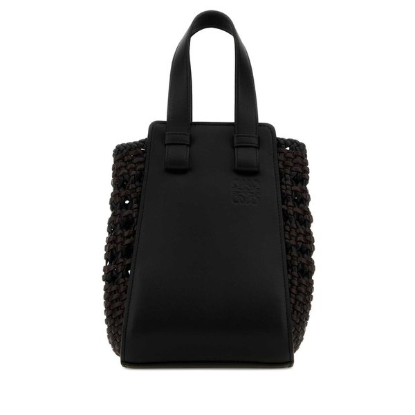 확대된 대표 [해외배송] 로에베 해먹 우븐 컴팩트 백 A538H13X65 BLACKBROWN B0441940767