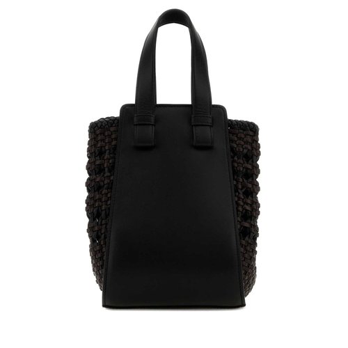 [해외배송] 로에베 해먹 우븐 컴팩트 백 A538H13X65 BLACKBROWN B0441940767