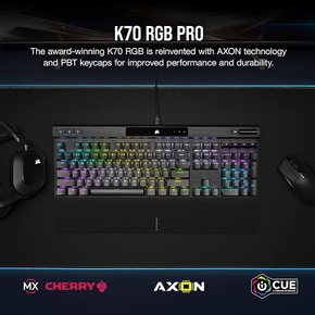 Corsair K70 RGB PRO 유선 메카니컬 게이밍 보드 CHERRY MX