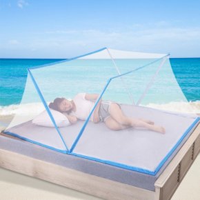 모기장 실용적인 침대 대형 아기 캐노피 접이식 용품 방충망 패밀리 사각폴딩 텐트 스피드 플러스 폴더