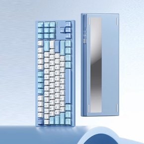 MCHOSE GX87 알루미늄 무선 기계식 키보드 FR4/PC 보강판 PBT 키캡