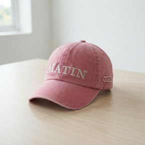 마뗑 플랫 크라운 볼캡 MK2677HT013MPK