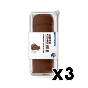 연세 초코우유 롤케익 베이커리디저트 125g  x 3개