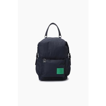 베네통 레더 탭 나일론 백팩BCBG05541