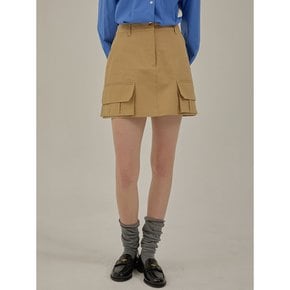 Rohan cargo mini skirt_Beige