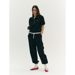 CASUAL STRING JOGGER PANTS (moat black)