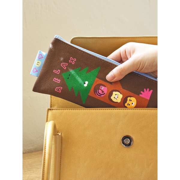 김다예X카카오프렌즈 펜슬 파우치_라&춘