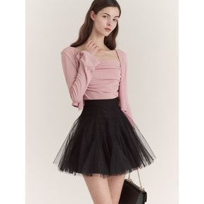 Etoile Banding Sha Mini Skirt (Black)