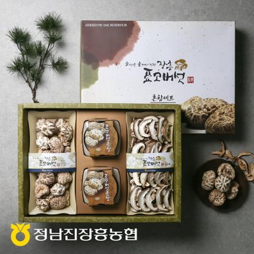 농부마음 [정남진장흥농협]백화고 혼합세트(백화고+표고슬라이스+표고분말)