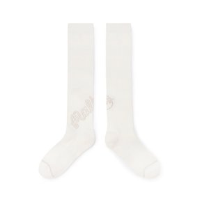 여성 언발란스 로고 니삭스 IVORY (WOMAN) M6342PSC09IVY