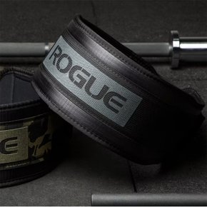 로그피트니스 헬스허리벨트보호대 RA1434 BLACK ROGUE USA NYLON LIFTING BELT