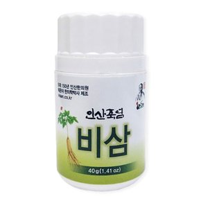 100% 천연 국산 인산 9회 자죽염 함유 비삼 40g