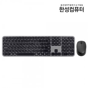 한성 LKM500 Win/Mac 무선 키보드마우스 세트 (블랙)