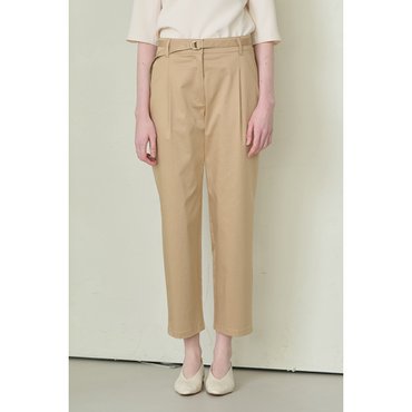 BCBG 벨티드 핀턱 팬츠 (B4S2P326)